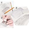3 Pieces Eraser Shield Eraser Template Drafting Metal Erasing Shield Stainless Steel for Drawing Drafting Tool Artists