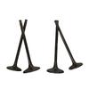 ABLZ-For Kawasaki KLX300 KLX300R 12004-1111, 12005-0031, BR250, Z250SL Intake& Exhaust Valve Stems 4Pcs Set