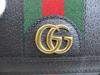 Authentic GUCCI Double G Black Leather Web Stripe Ophidia Bifold Wallet # a851  Seller refurbished