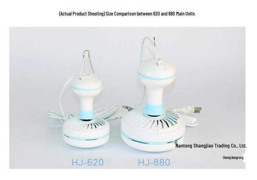 Compact Silent Ceiling Fan for Dorms and Bedrooms
