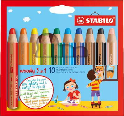 Stabilo Woody 10C Set [10C] 880-10