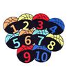 23CM Numbered Sports Training Marker Discs (1-10 Set)