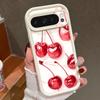 Lovely Cherry Fruits Print Case For Google Pixel 10 Pro XL Shockproof Bumper Soft Silicone Phone Back Cover For Pixel 9A 9 8 7 Pro 8A 7A