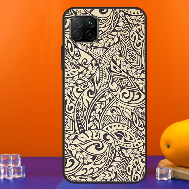 Maori Tribal Samoan Polynesian For Huawei Nova 12s 12i 11i 8i 9 10 SE Y91 Y90 Y60 Y70 Y72 Y61 P20 P40 Lite P30 P60 Pro Case