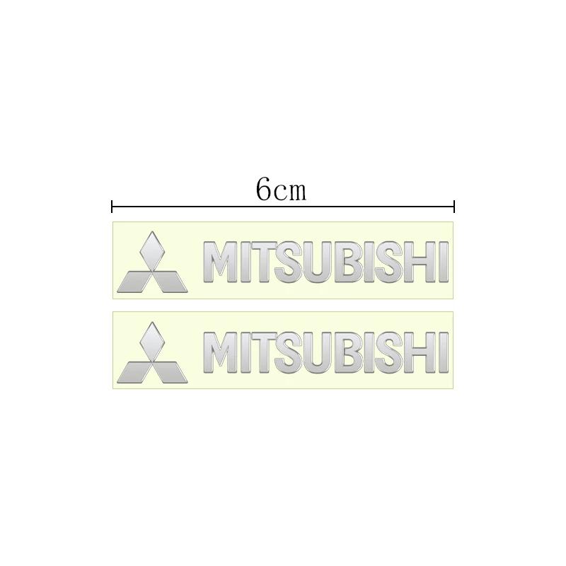 Metalen embleem Auto Decor Stickers Auto Ruitenwisser Stickers Voor Mitsubishi ASX LANCER OUTLANDER PAJERO Ralliart Auto Accessoires
