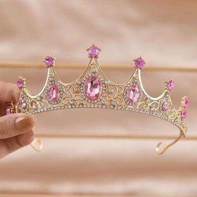 Braut Tiara Mädchen Krone Schmuck Geburtstagsgeschenk Mädchen Haarschmuck Prinzessin Krone Schmuck Legierung Material
