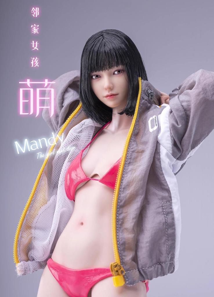 Spielzeug & Hobbys [TOYBARJAPAN] 1/6 Maßstab Actionfigur Kopf für TBLeague Körper, i8TOYS I8-H004A Junior Bishoujo Action Eye Asiatische Schönheit Weiblicher Kopf (Körper