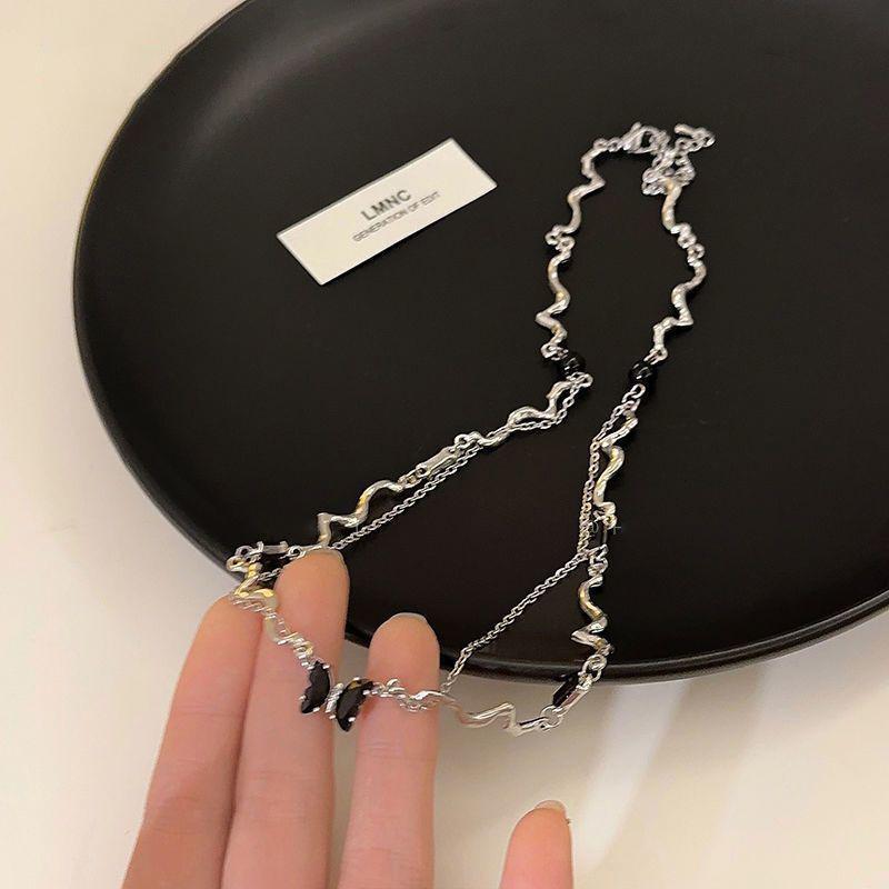 Evening Dress Fringed Necklace Women's New Pearl Accessories Light Luxury Niche Design Sense Premium Collarbone Chain