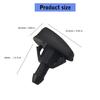 2pcs Car Front Windshield Washer Nozzle Windshield Washer Wiper Nozzles Replacement Automotive Accessories