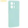 AMORUS For Xiaomi Redmi Note 13R Pro 5G Case Precise Cutouts TPU Fiber Lining Shockproof Phone Cover