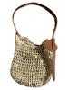 NEW Summer Women's Rattan Crochet Beach Tote Handbag Vintage Straw Woven Shoulder Bag for Casual Commute