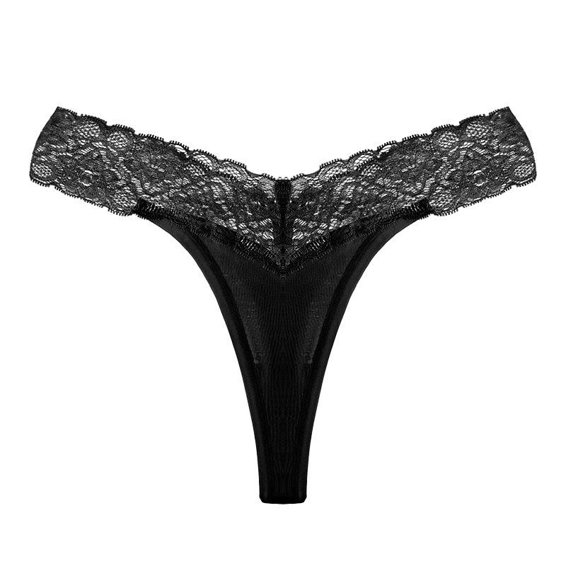

Пикантная девушка в больших размерах с низкой талией кружевные сексуальные трусики-стринги сексуальные утечки ягодиц стринги женское нижнее белье трусики S чёрный