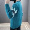 Navava Women Detail Point Half Polo Long Sleeve Knit Tee Nk2800