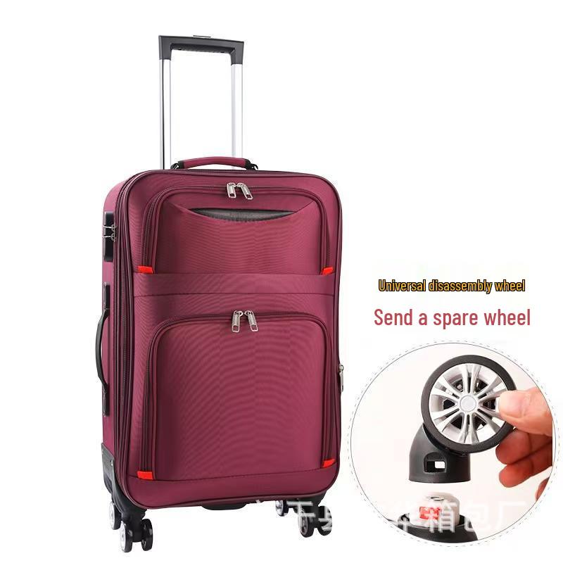 

Универсальный чемодан на колесиках: Чемодан из ткани Оксфорд с кодовым замком для мужчин, женщин и студентов - Доступен в размерах 20 , 24 , 26 , 28 . 22 inch