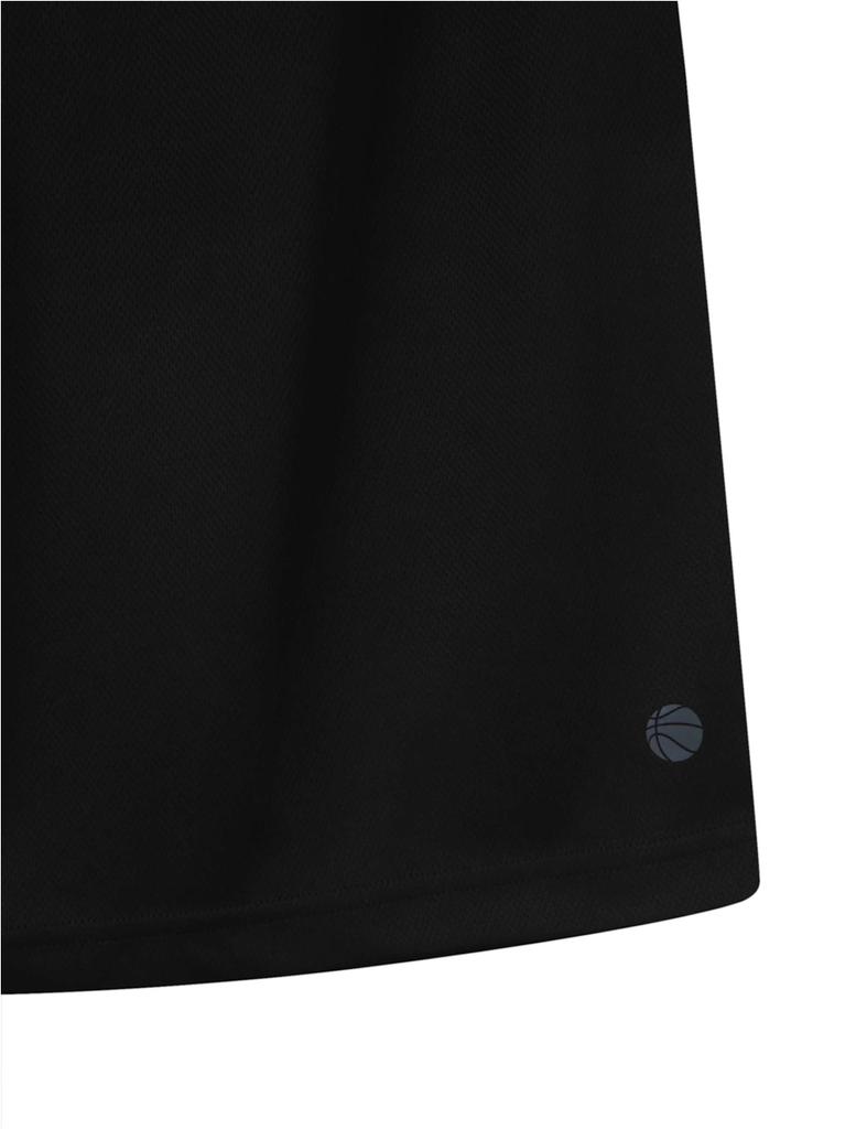 Enbiei Essential Small Logo Mesh Bermuda Shorts Black