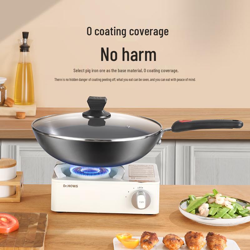 Kangbakh 32cm Fortune Iron Wok