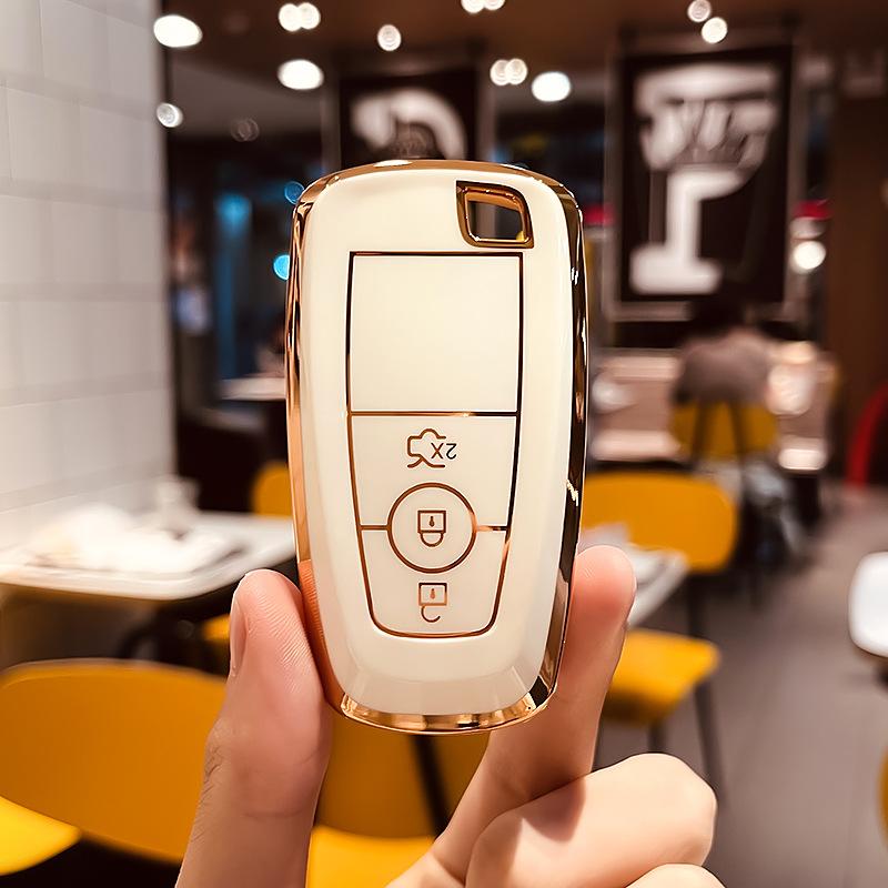 Applicable To Ford Freys Key Cover Fox Collar Wing Tiger Winning Ruijie Yibo Mondeo Car Key Case Key Cover