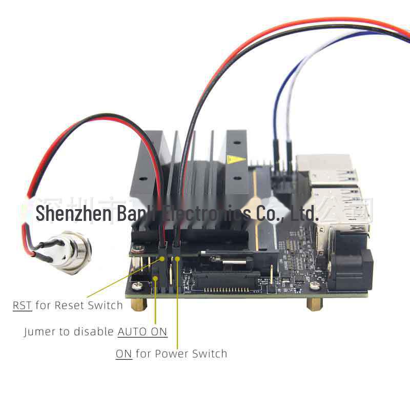 Jetson Nano T300 V1.1 2.5" SATA SSD/HDD Expansion Board with Enclosure