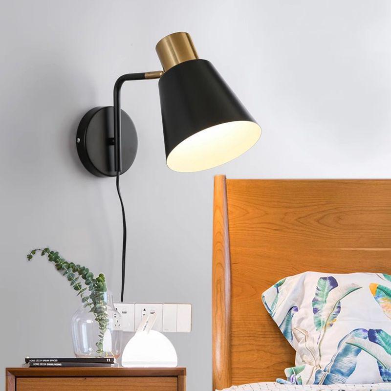 Nordic Minimalist Adjustable Wall Lamp for Bedroom or Corridor