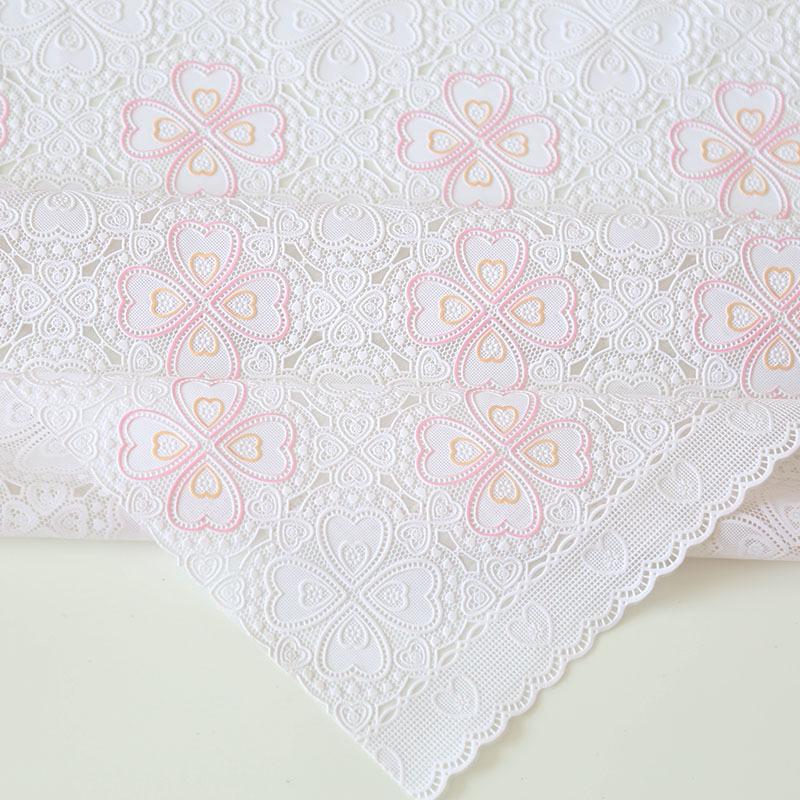 European Plain Lace Waterproof PVC Tablecloth - Anti-Scalding, No-Wash, Rectangular Dining & Coffee Table Mat