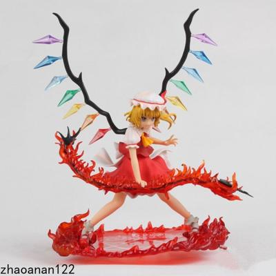 Anime Touhou Project Flandre Scarlet ver. Malovaná 1/7 PVC Figurka Model Hračka 22CM