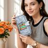 Summer Beach Pattern Long Wallet Leisure Multi Card Holder Fashion Portable Purse for Daily Use