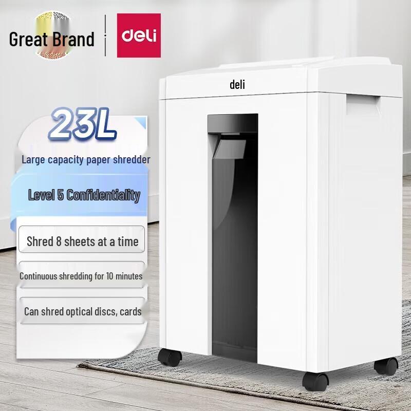 

Deli High-Security Paper Shredder