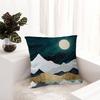 Nordic Abstract Geometric Mountain Pillow Cover Sofa Cushion Cover Home Room Decoration Children Gift