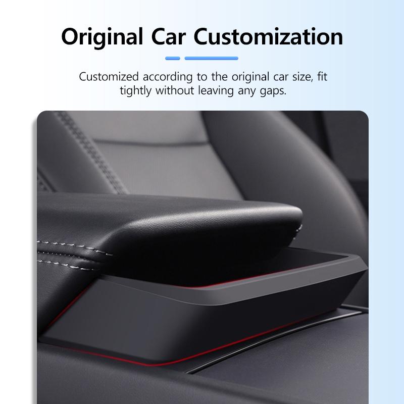Center Control Armrest Handy Pocket  For Tesla Model 3 Highland Silicone Storage Box Storage Artifact Car  Storage Accessories