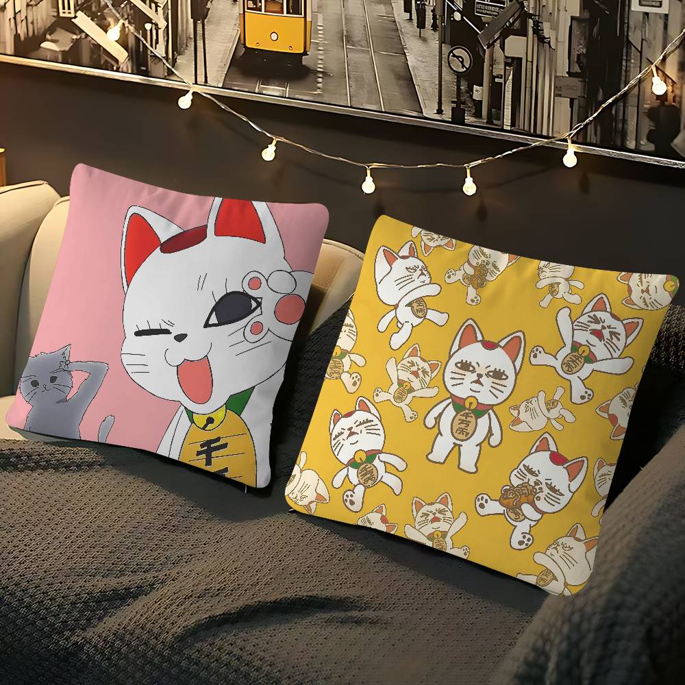 T-Turbo Anime OmaS Kissenbezug Abnehmbar Waschbar Kissenbezug – Ganzjahresweichleinen