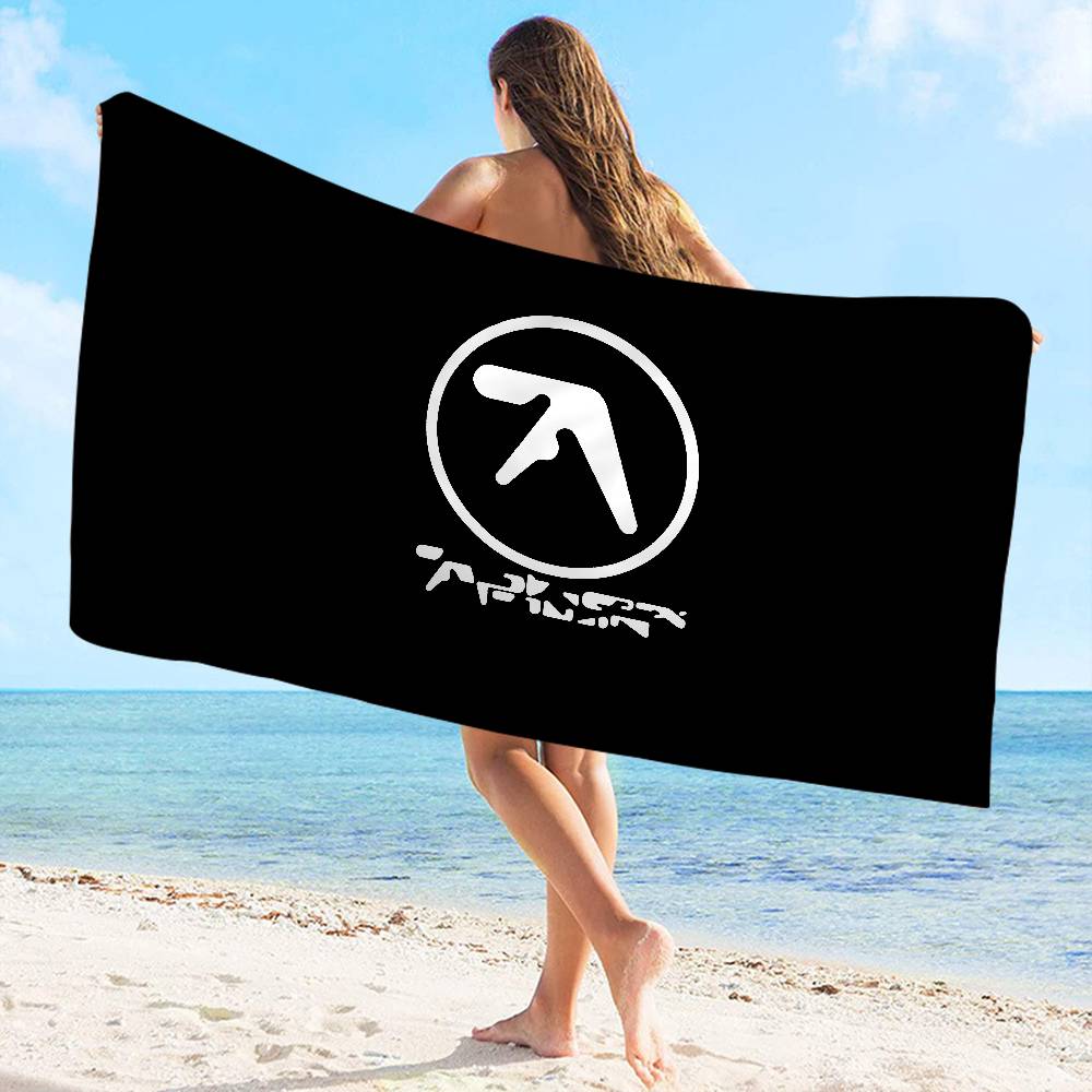 Aphex Twin Beach Towel Colorful Bath Towels For Girl Microfiber Quick Dry Custom Sand Free Beach Yoga Spa Gym Pool