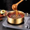 JINGRUIXIANG Golden Stainless Steel Korean Noodle Pot Set