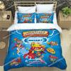 Cute Cartoon Super Zings Bedding Sets Exquisite Bed Supplies Set Duvet Cover Comforter Set Bedding Set Luxury Birthday Gift