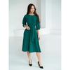Women's Spring and Summer New Fashionable and Casual Seven Sleeve Waist Slimming Dress