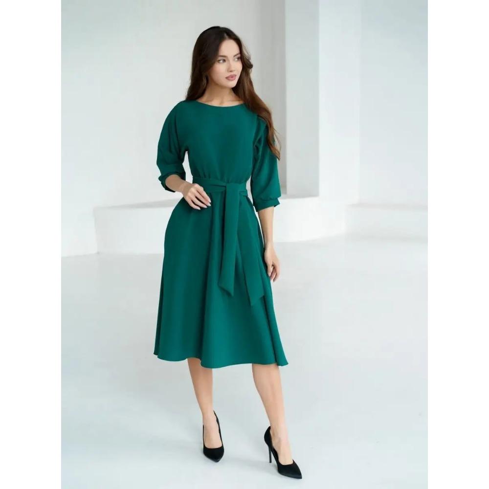 Women's Spring and Summer New Fashionable and Casual Seven Sleeve Waist Slimming Dress