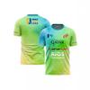 Ny tennis t-shirt hurtigtørrende svedtransporterende åndbar mesh sommer herre løs kortærmet afslappet top