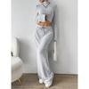 Women'S Simple Casual Fashion Suit Spring/Summer New Versatile Commuting Knit Two-Piece Set