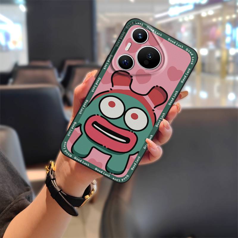 Phone Pouch Anti-dust Phone Case For Huawei P70 Pro/Pura 70 Pro+ Graffiti Cartoon Soft Case Waterproof Protective TPU