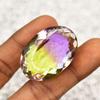 Lab-Created Tourmaline Loose Gemstone 92.35 ct Multicolor Oval Cut for Her October Birthstone Gift