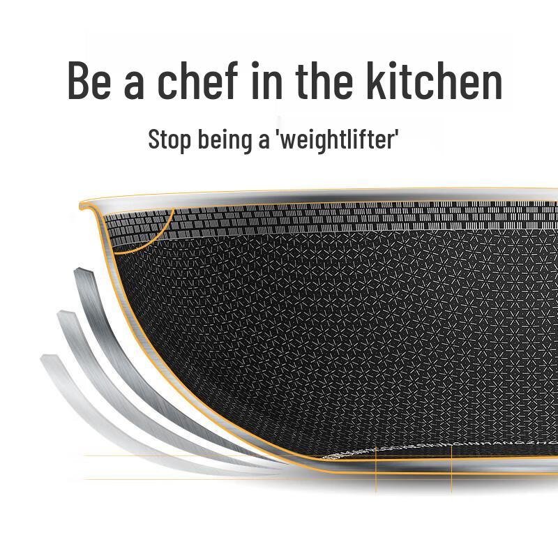 COOKER KING 316L Stainless Steel 30cm Non-stick Wok