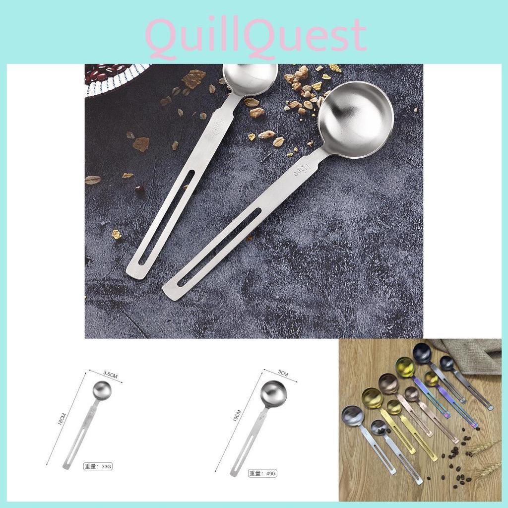 Handle Attractive Long Measuring Spoons In 304 Stainless Steel With Multiple Size Options