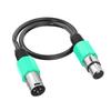 3Pin Microphone Extension Cable Adapter 3Pin Female to Male 3Pin Microphone Connectors for Speakers Mixer Amplifier