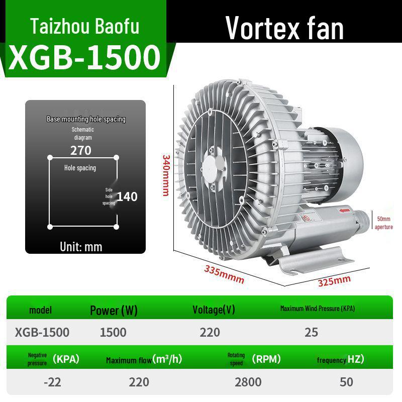 Vortex High-Pressure Industrial Vacuum and Aerator Pump