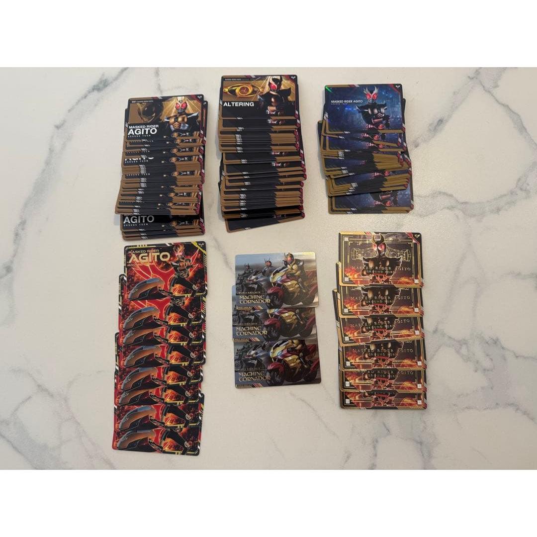 Kamen Rider Agito Scratch Carddass Large quantity Not sold separately Profile must read