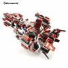 Microworld 3D Metal Puzzle Games Spaceship Spacecraft Model DIY Jigsaw Educational Toys Children Birthday Gift For Party Games