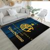 Inter Milan Personalized Name Carpet Perfect for Entryway Study room Foyer Hallway Antislip Carpet Anime Office Decor Perfect Gift for Friends & Famil
