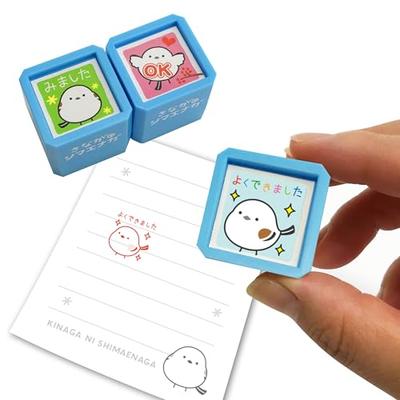 [Kinagani and Shimaenaga] Character Reward Stamp, Mini-Pon Stamp, Penetration Stamp, Evaluation Stamp, Teacher (Kinagani and Shimaenaga A Set)
