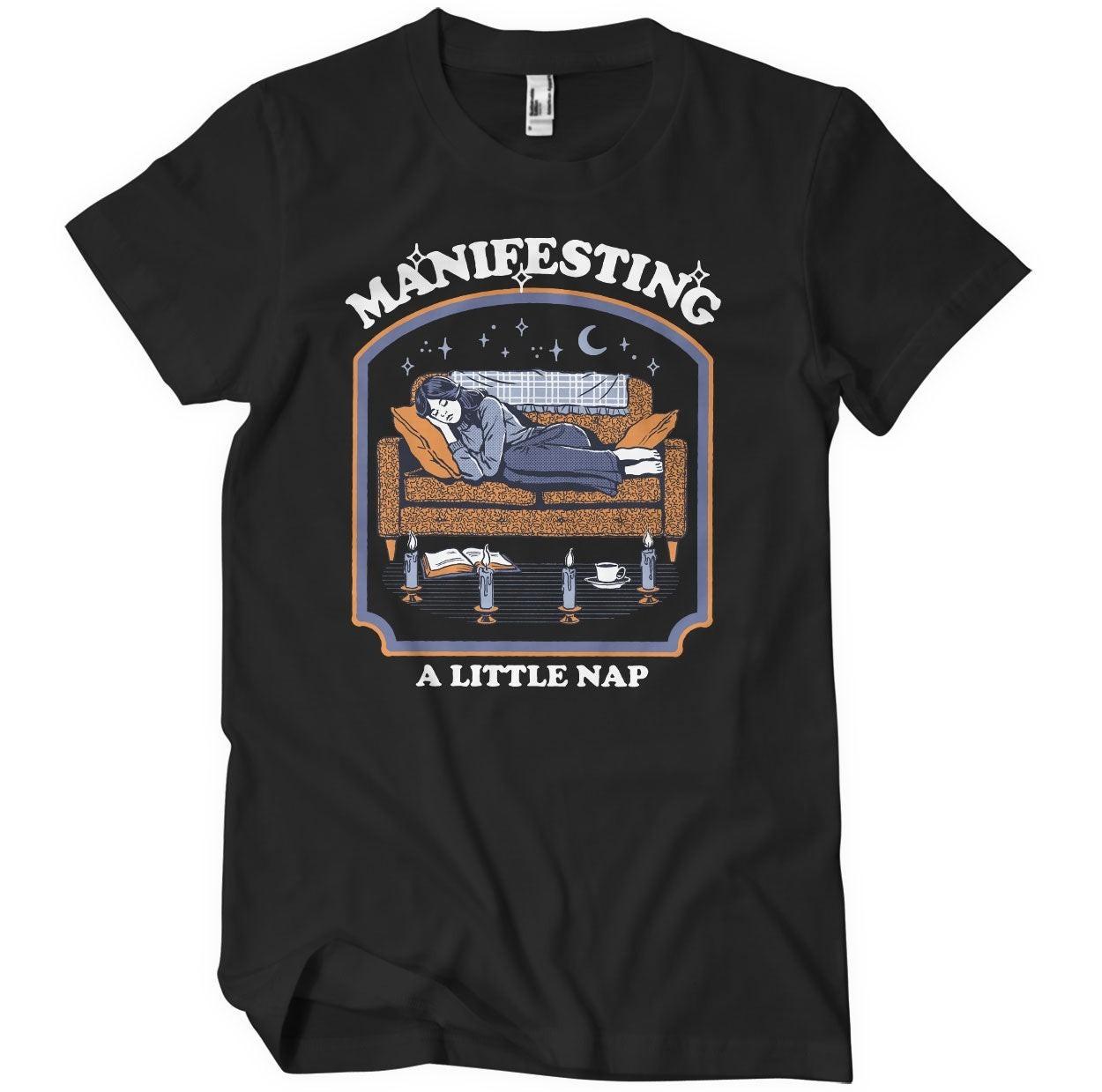 Officially Licensed Steven Rhodes Manifesting A Little Nap Mens T-Shirt XL