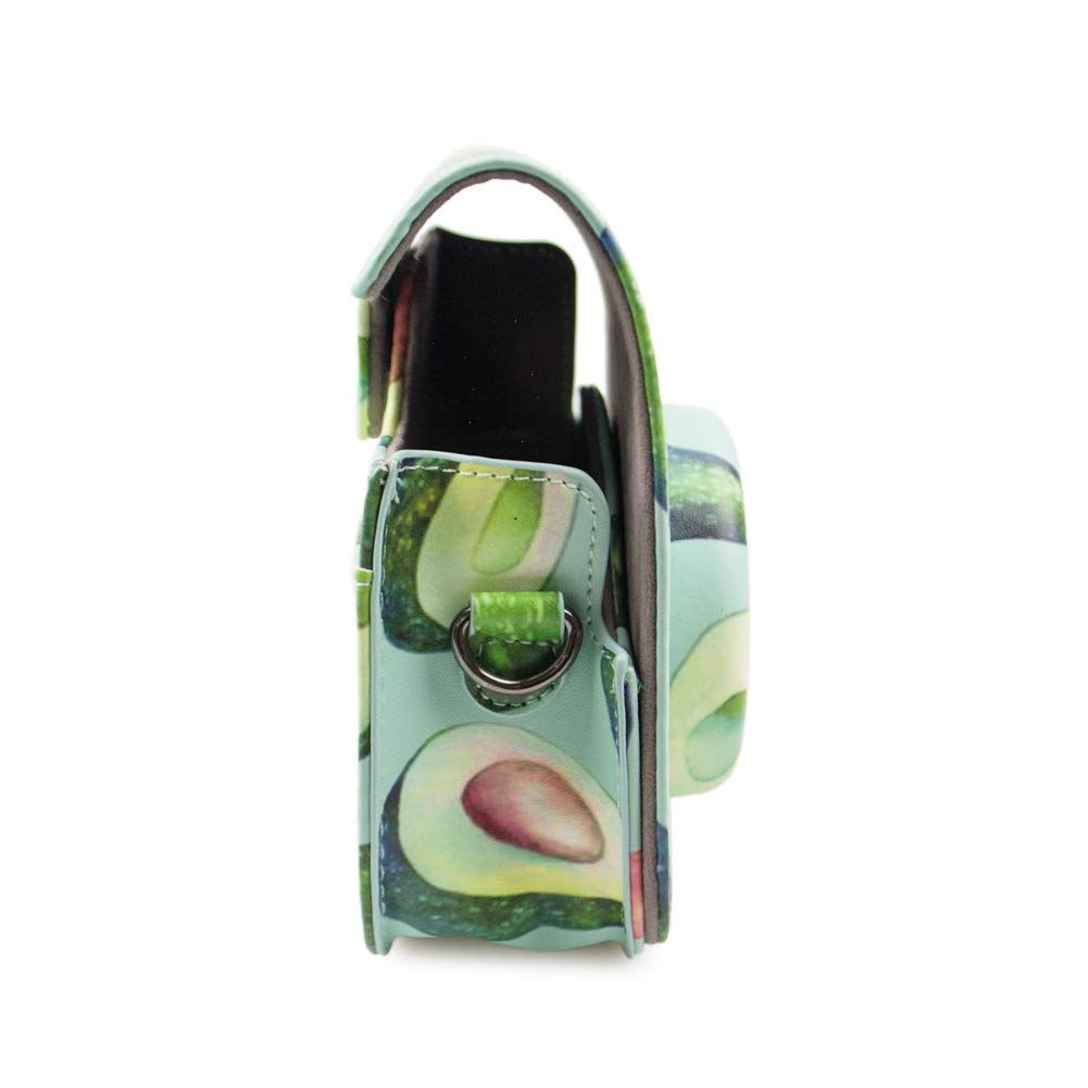Kinokoo Instax Fujifilm Instax Mini11 Case Instax Mini11 Camera Case Instax Protective Case with Shoulder Strap Case, (avocado Pattern)