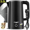 Large Stainless Steel Electric Kettle with Auto Power-Off, Ideal for Home or Dorm Use
